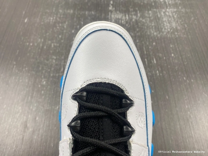 Official Maikesneakers 9 Powder Air Blue FQ8992-101 Jordan 0801